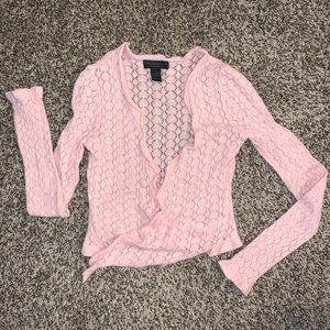 Express Design Studio Angora blend crop sweater